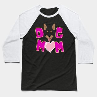 Dog Mom Baseball T-Shirt